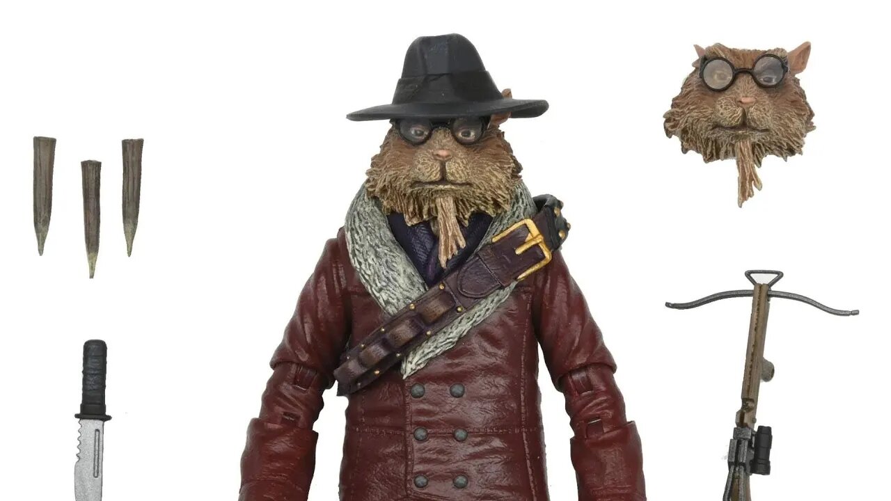 MADE OF NIGHTMARES 2023 - FINE PRAISE - NECA'S TMNT X UNIVERSAL MONSTERS 2022 TOY LINE - SPLINTER