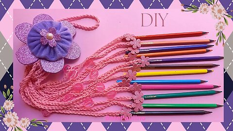 POLVO DE LÁPIS FLOR COM MIÇANGAS!!!😂🥰😘✍🏽🎒🏫DIY! MUITO FOFO!