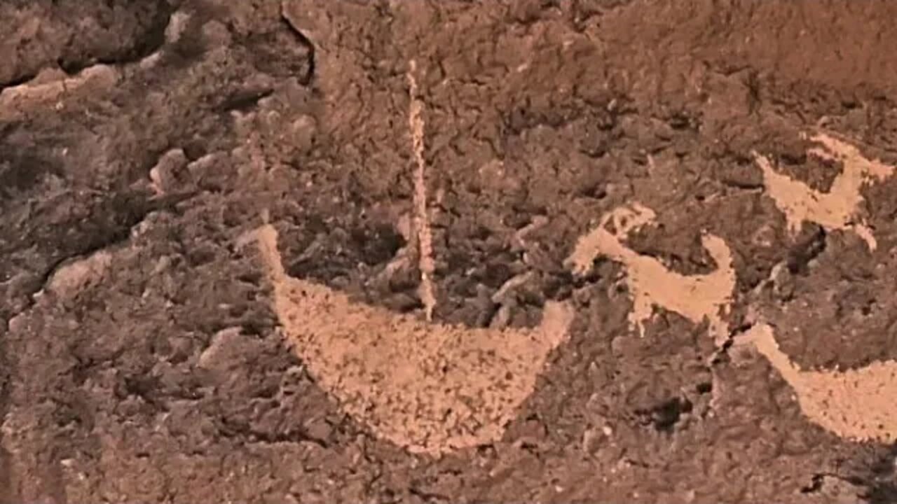 Ancient Viking Sailboat in Utah Desert at 6,000 feet elevation, This changes History