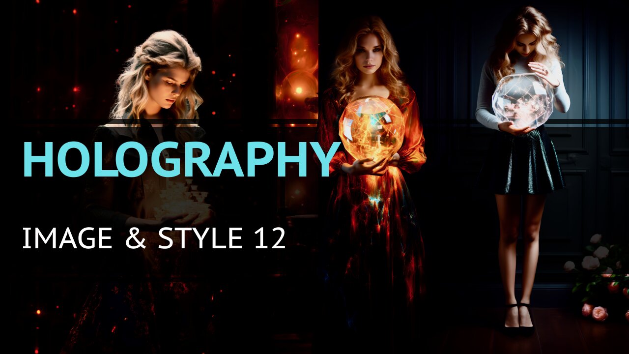 Holography - Adding Style to an Image in MidJourney 5.2 - Image & Style 12