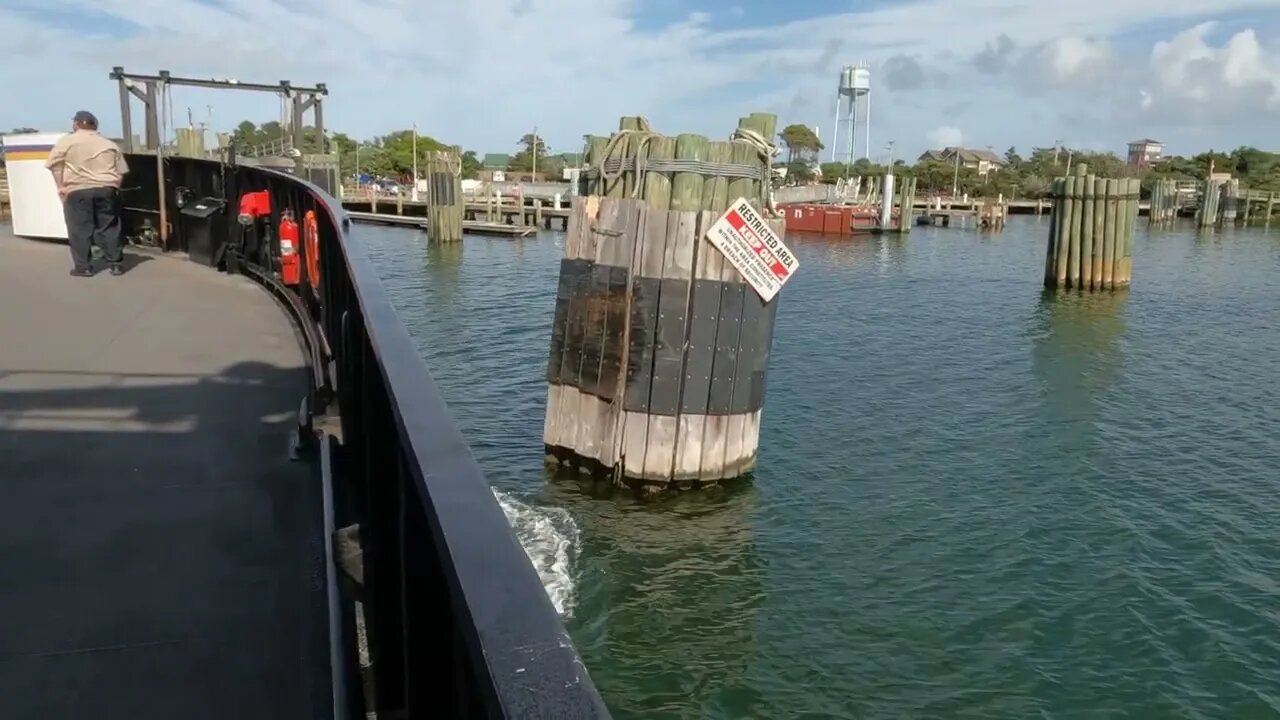 Swan Quarter NC Ferry Ride To Ocracoke Island NC