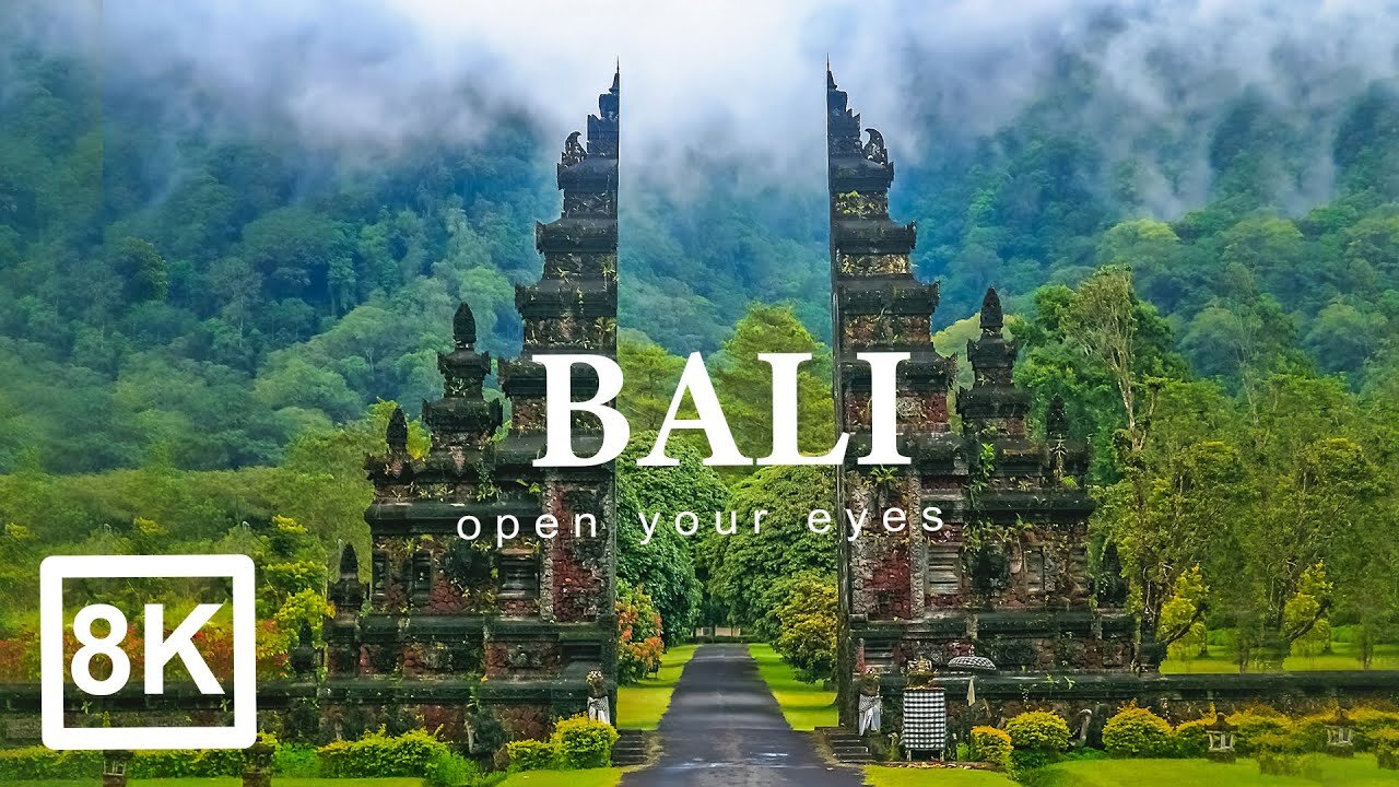 Bali in 8k ULTRA HD HDR - Paradise of Asia (60 FPS) beautiful place in world