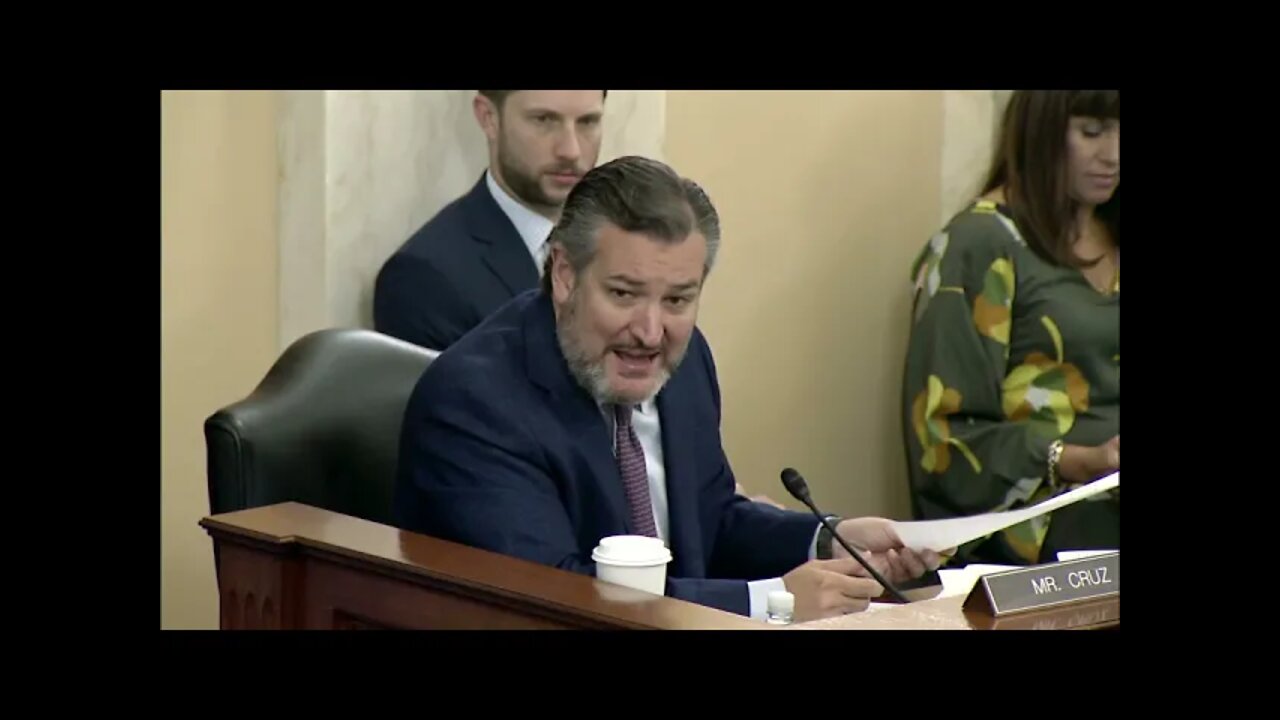 Sen. Cruz Calls Out Democrat Colleagues for Supporting Biden Nominee Who Refused to Prosecute Crime