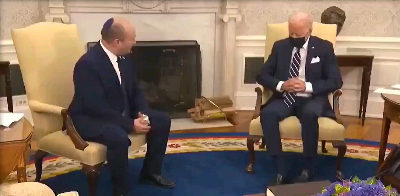 You've got to be kidding. Joe Biden fell asleep during a press conference with Naftali Bennett.