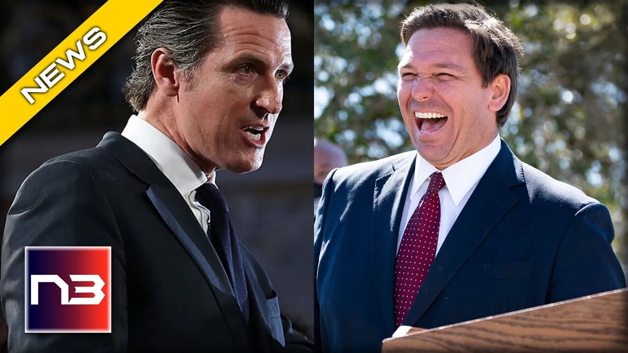 Watch DeSantis Take Down Newsom in Epic Speech at Reagan Presidential Library