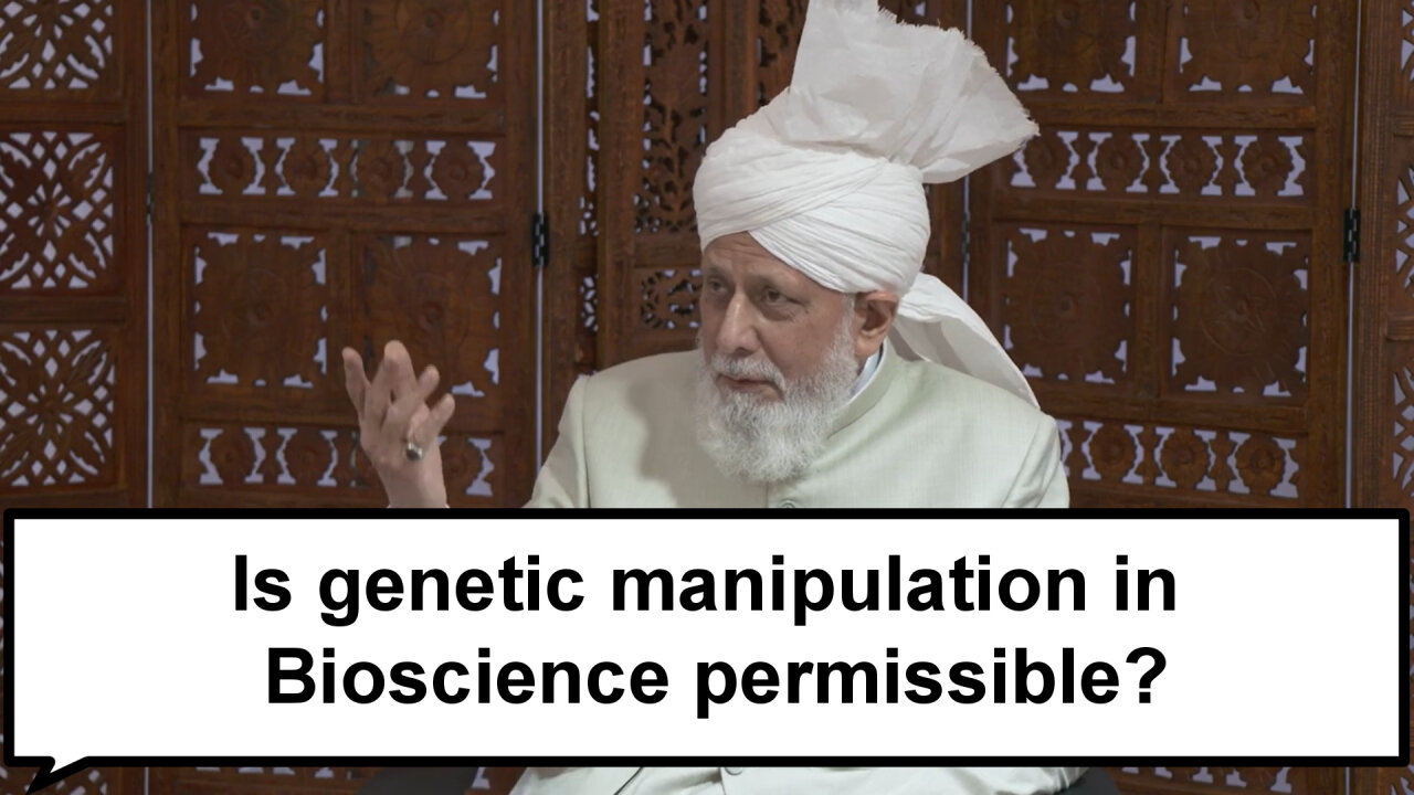 Is genetic manipulation in Bioscience permissible?