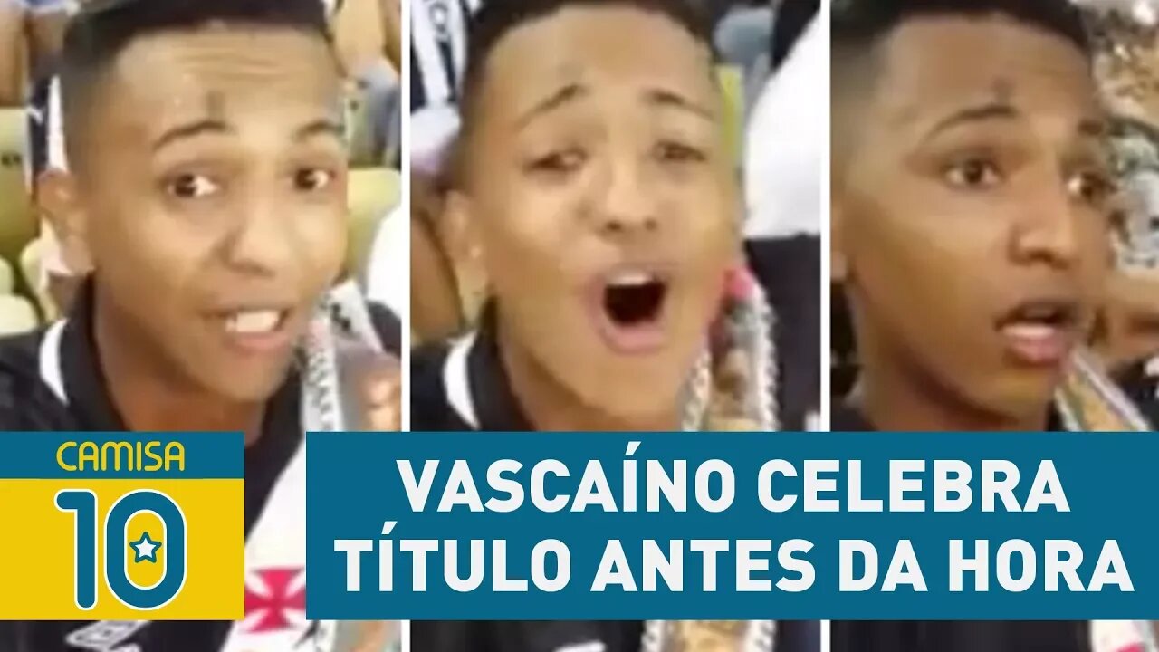 Vascaíno celebra título antes da hora e... OLHA o que aconteceu!