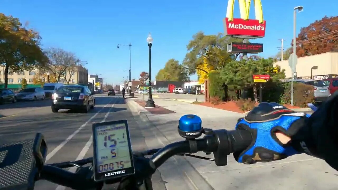 LECTRIC XP LITE : E-BIKE RIDE ALONG IN CHICAGO - RUNNING ERRANDS : GORPRO HERO9 : 4K POV