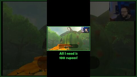 Just a small down payment of 100 rupees! #botw #fairy #money #shorts