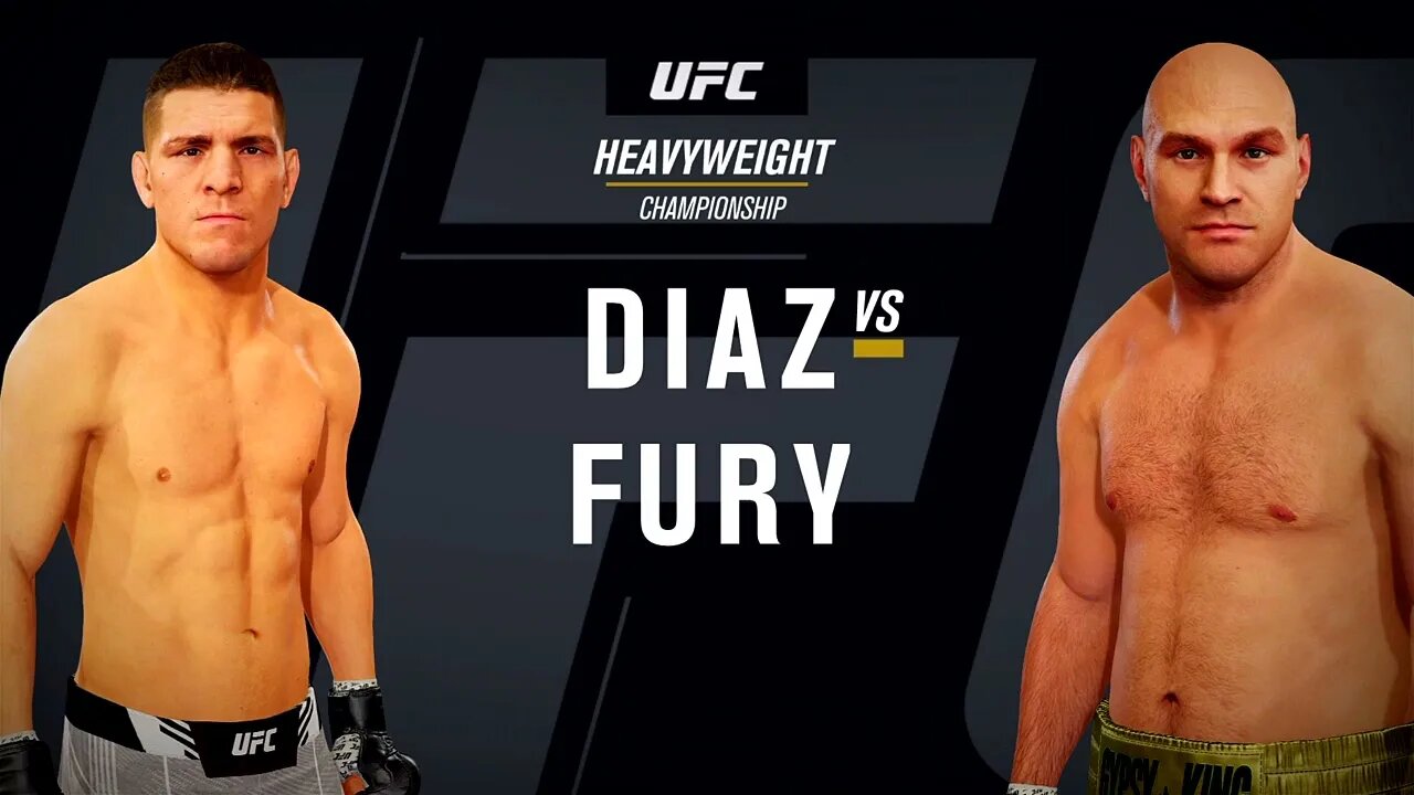 EA Sports UFC 4 Gameplay Tyson Fury vs Nick Diaz