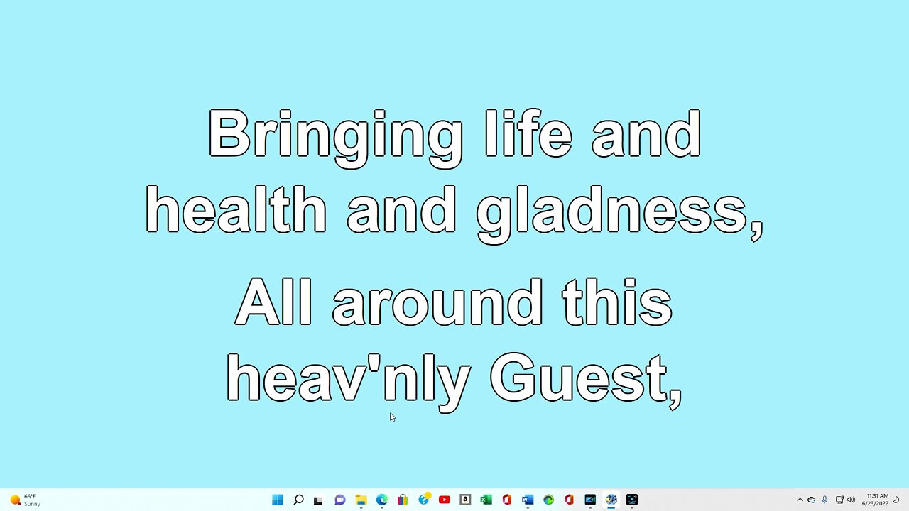 Blessed Quietness Verse 1