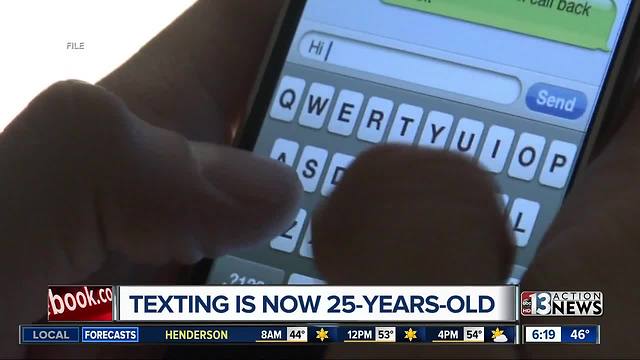 First text sent 25 years ago