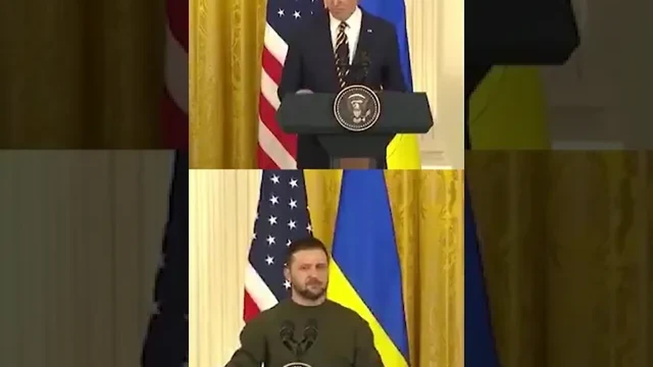 EMBARRASSING: Zelesky Has to TELL BIDEN to Put In His Ear Piece