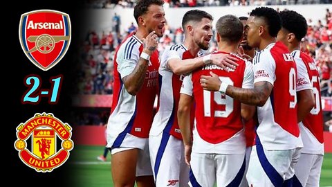 Arsenal vs Man UTD 2-1 all Goals highlights
