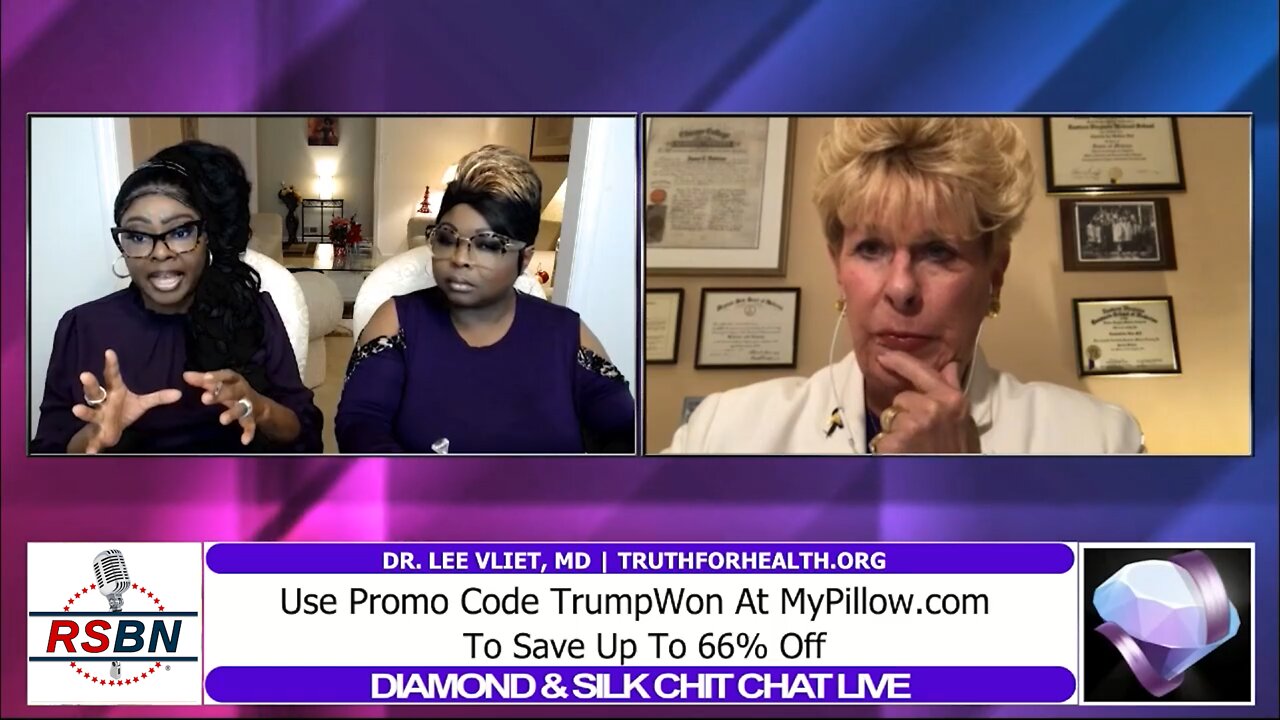 Diamond and Silk Joined by: Dr. Elizabeth Vliet, FBI Raid of President Trump's Home 8/10/22