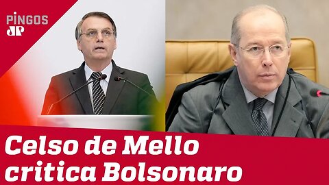 Celso de Mello critica Bolsonaro: 'Atrevimento parece não encontrar limites'