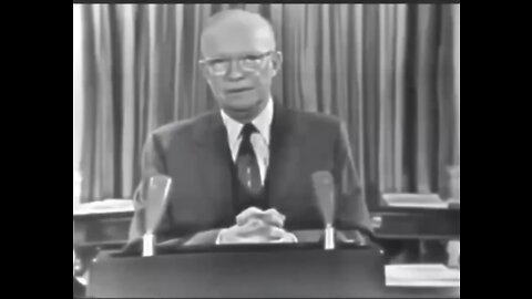 Eisenhower tried to warn us.