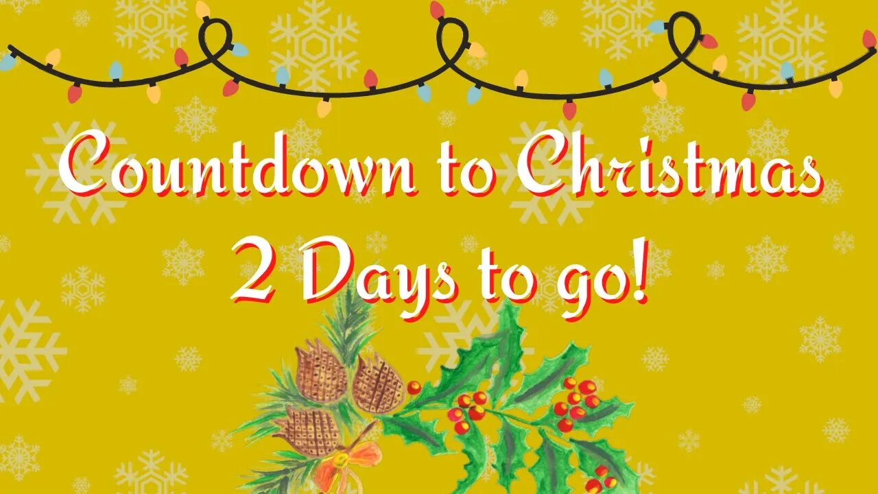 Countdown to Christmas - 2 Days to Go!