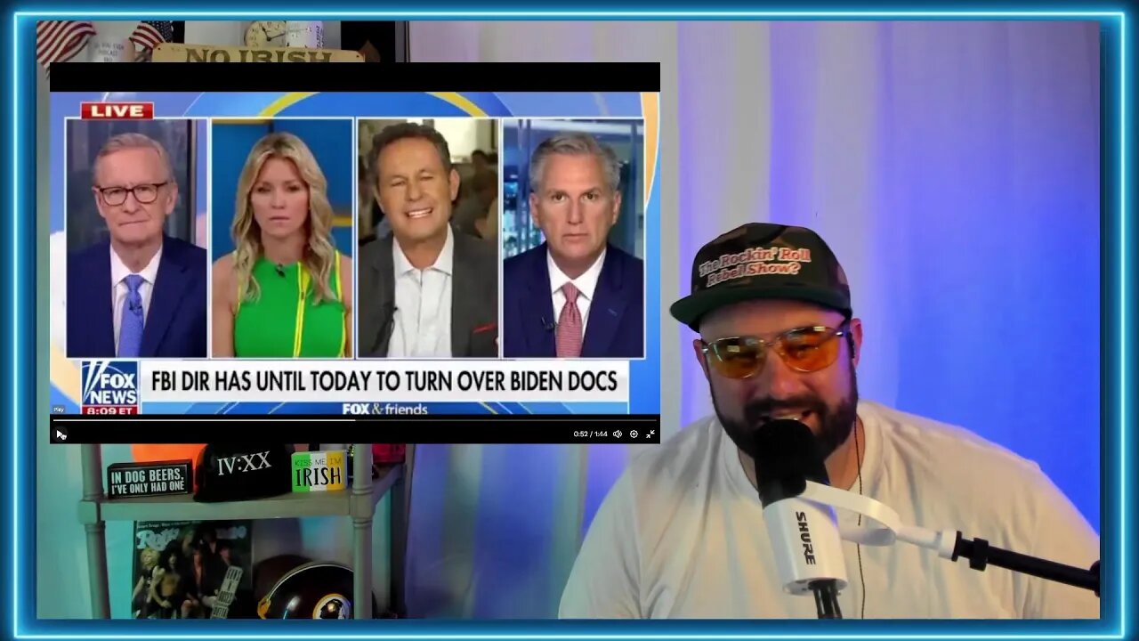 Vote No On Debt Ceiling and FBI Wont Turn Over Biden Financials (The Rockin' Roll Rebel Show?)
