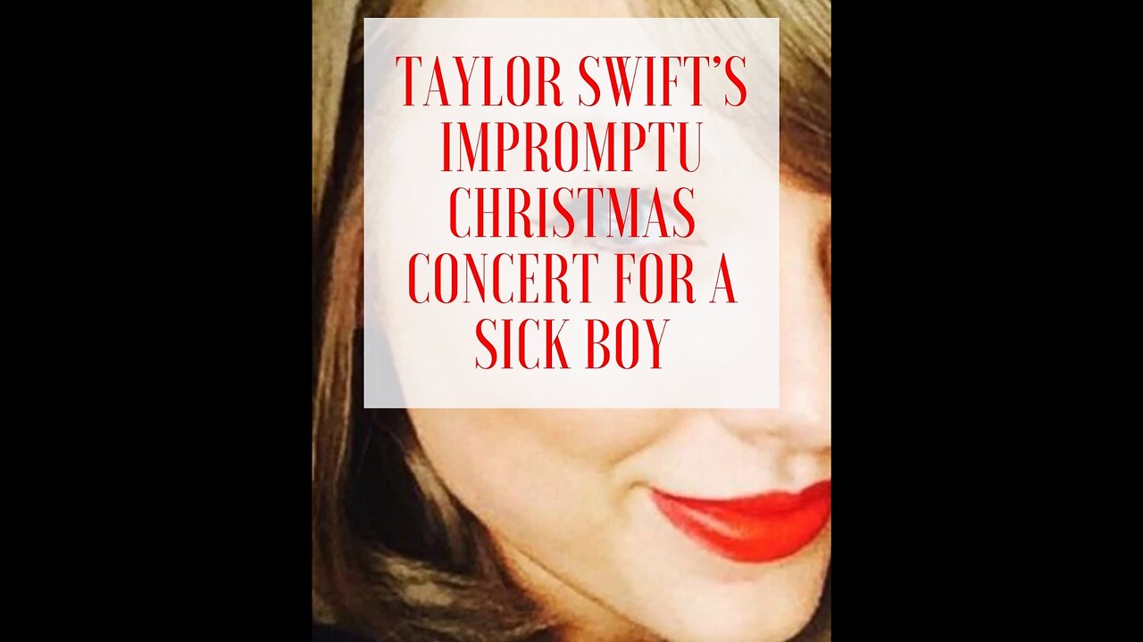 Taylor Swift's Impromptu Concert for a Sick Boy. Please Like and Share. https://amzn.to/3Tm2Wt8