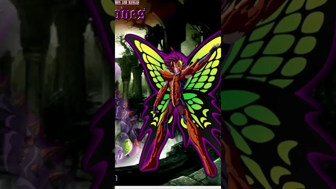 Os Cavaleiros Do Zodíaco - Espectro De Hades Myu De Papilon Anime
