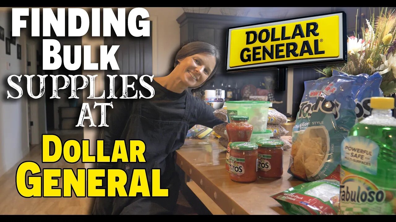 Finding Bulk Supplies At Dollar General!/ Bulk Haul!/ Prepping like Grandma | EP 38