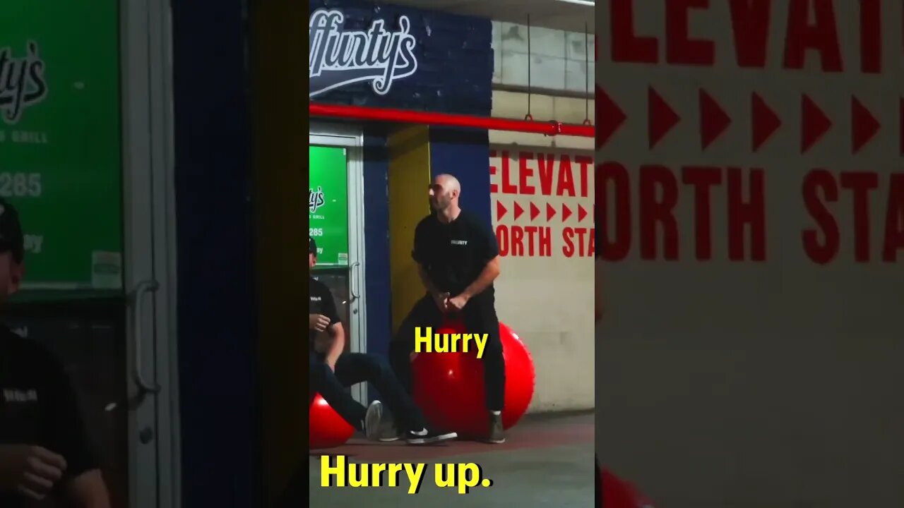 Bouncer takes his job too seriously..