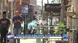 7 People Killed In Baltimore Within 24 Hours