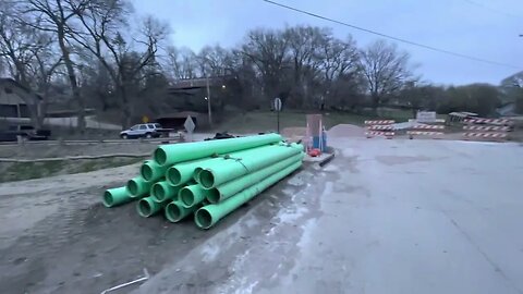 Traffic Switched to New Road Section. Road Construction Project.