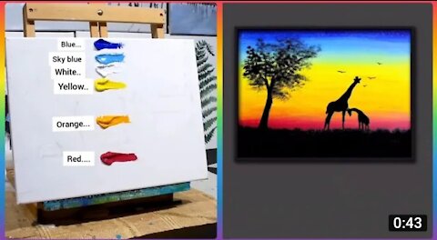 Amazing paint art video by Most talented artist.