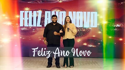 Nós desejamos um Feliz ano novo | Nathan e Larissa