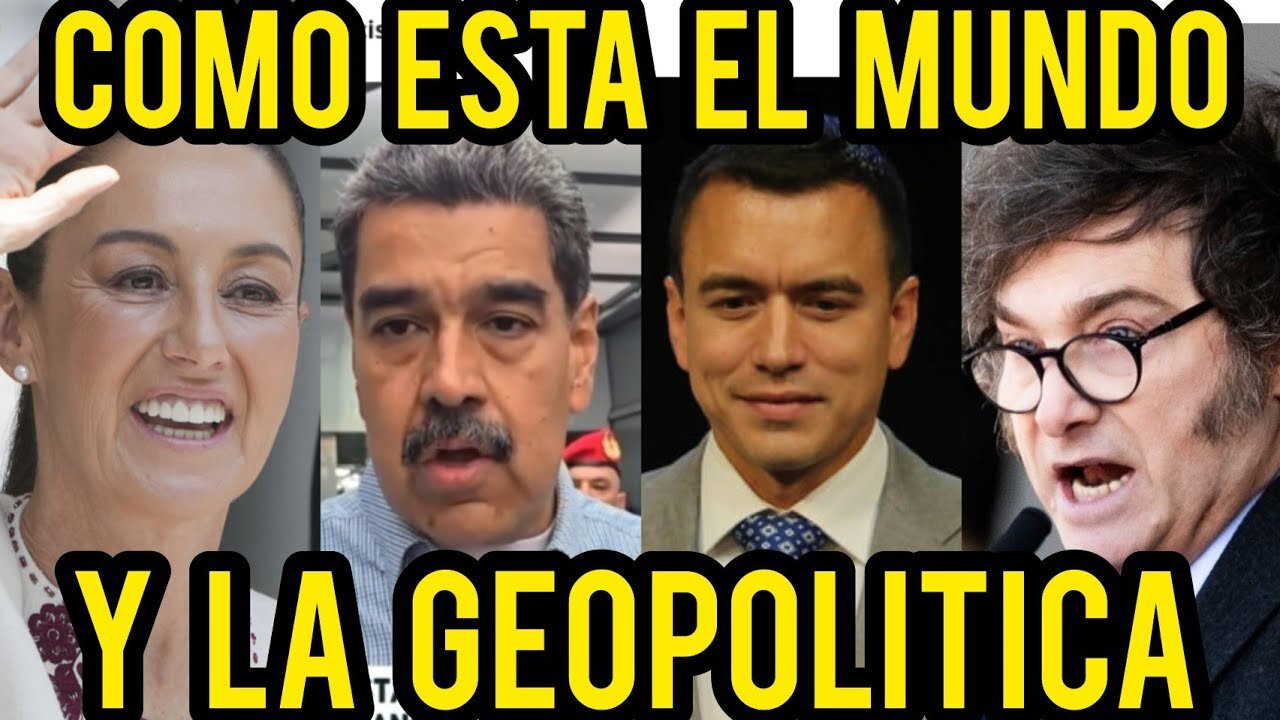 MUNDO🌎 Claudia Sheinbaum RATIFICADA🇲🇽 Maduro regaña a Petro🇨🇴 Milei y el FMI🇦🇷 Noboa vs su Vice?🇪🇨