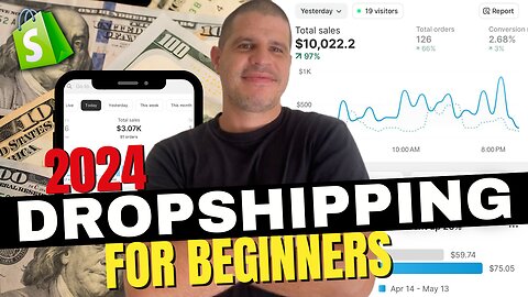 Shopify Dropshipping For Beginners Step By Step (Raw Video 2024)