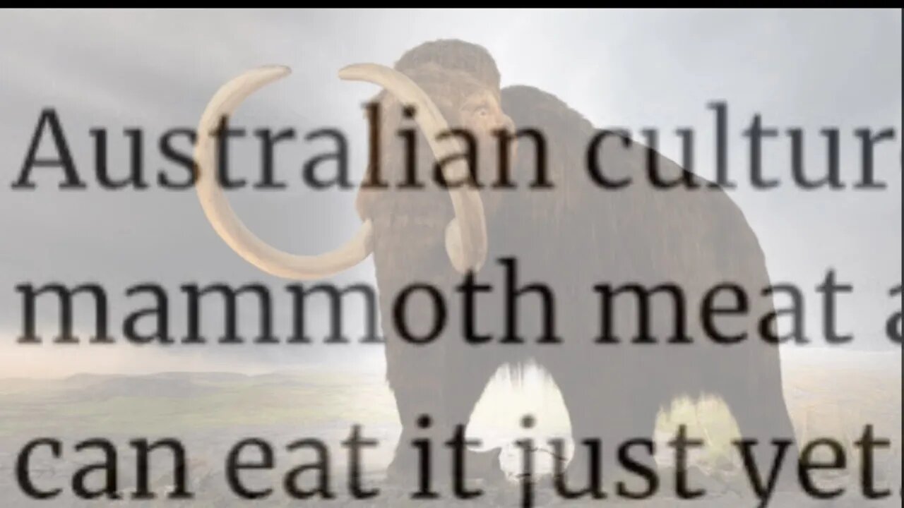 ARE YOU HUNGRY FOR A GM WOLLY MAMMOTH MEATBALL 🤮 coming 2024 for AUSTRALIA