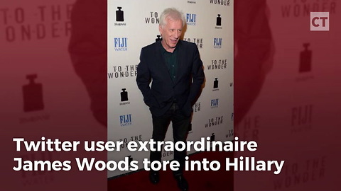 James Woods Tweet Roasts Hillary