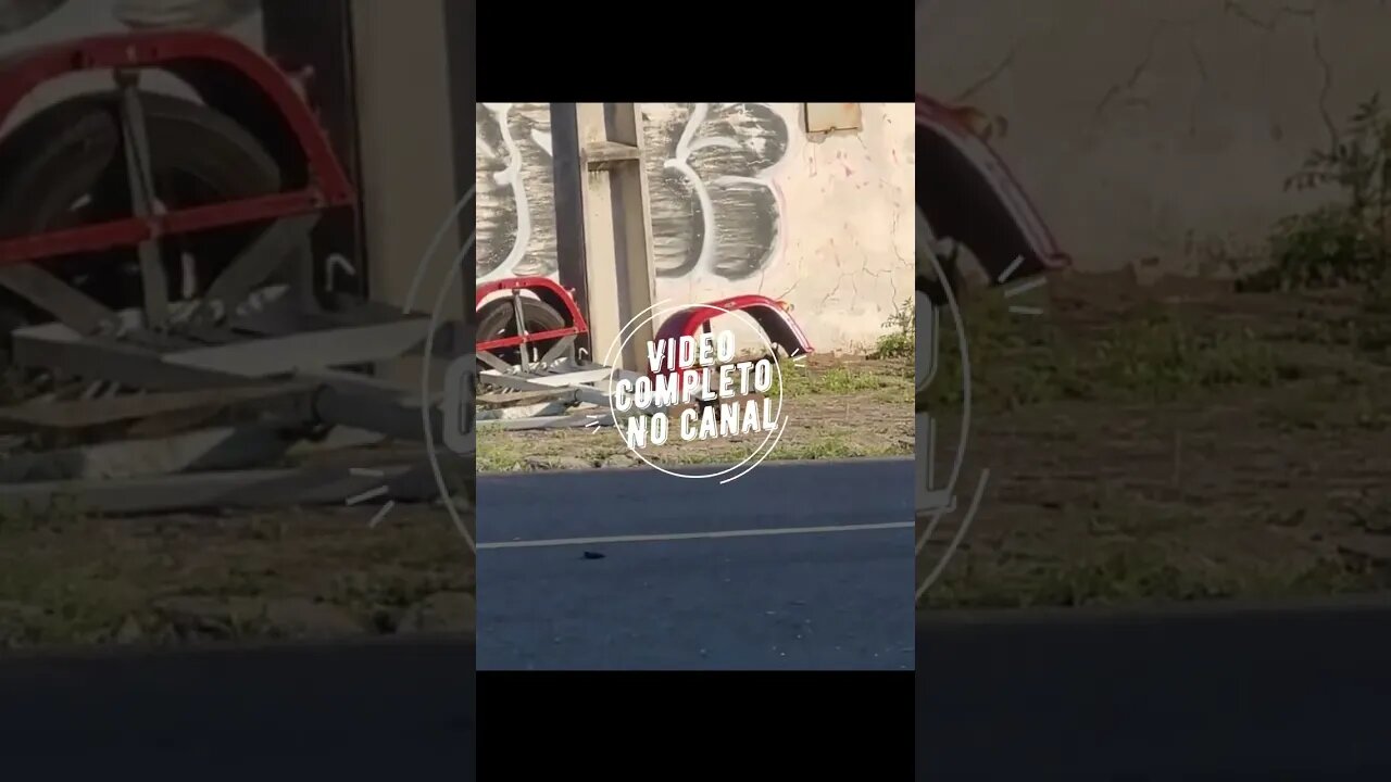 Carretinha asa delta quebrou!!!
