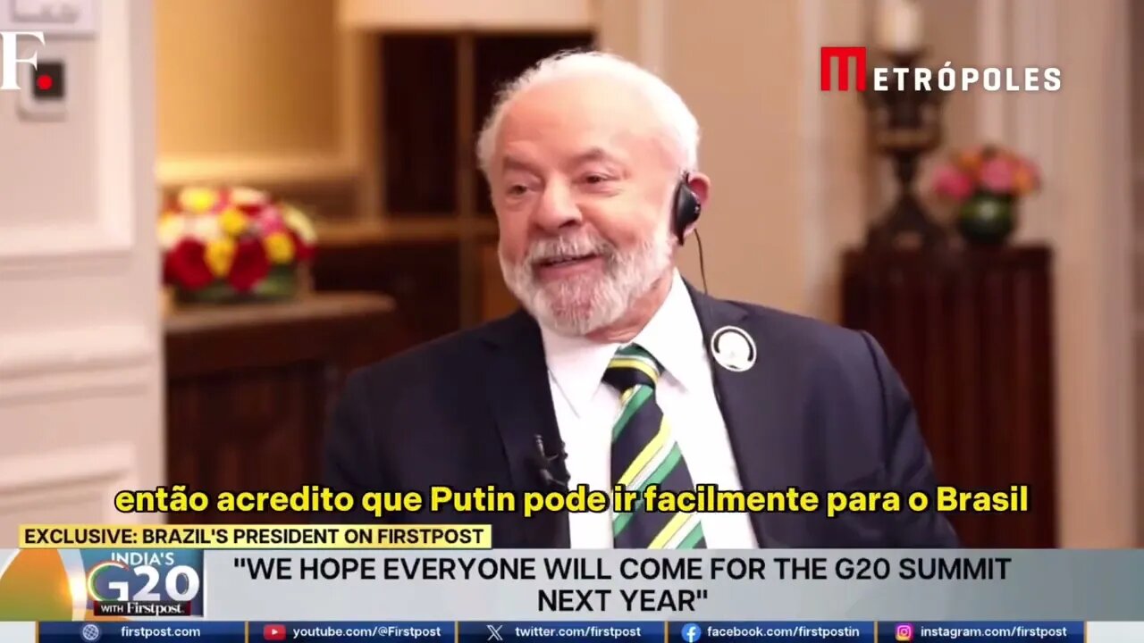 O amor venceu.... Lula putín da vida