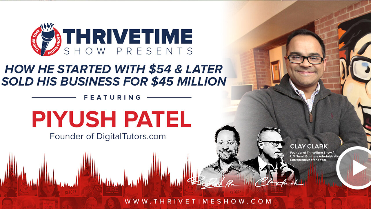 Business Coach | Why Do Nearly All SUPER SUCCESSFUL PEOPLE Wake Up Early? How Clay Clark's Friend, Piyush Patel Grow DigitalTutors.com & Sell It For $45 Million? Celebrating 2 Clay Clark Client Success Stories!