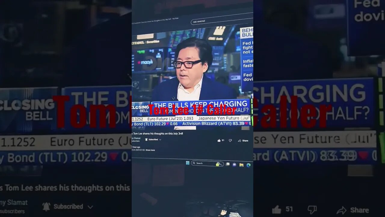 Tom lee Got the call correct