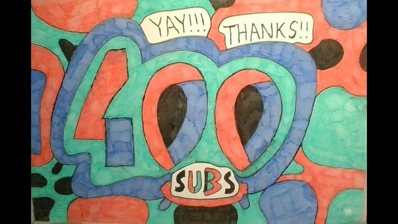 400 Subscriber Celebration, A Thank You to Everyone, in an Unscripted Video