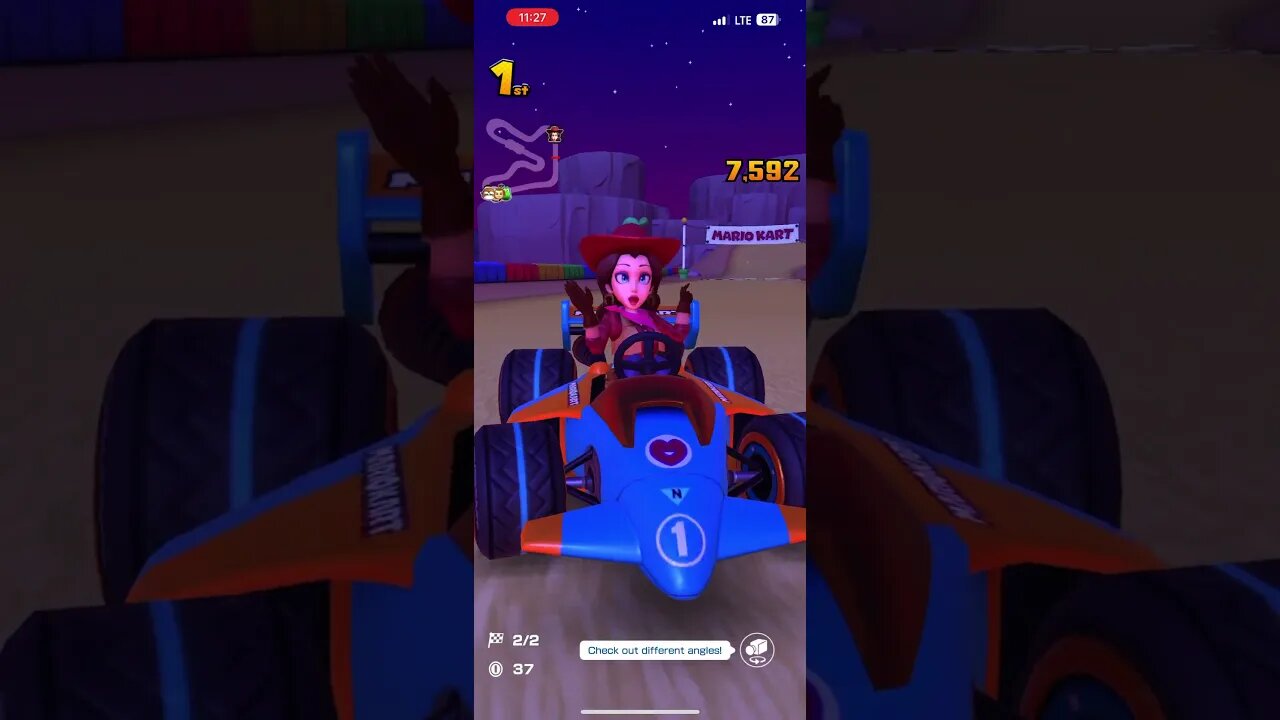 Mario Kart Tour - Pauline (Cowgirl) Gameplay (Pipe Tour Spotlight Shop Driver)