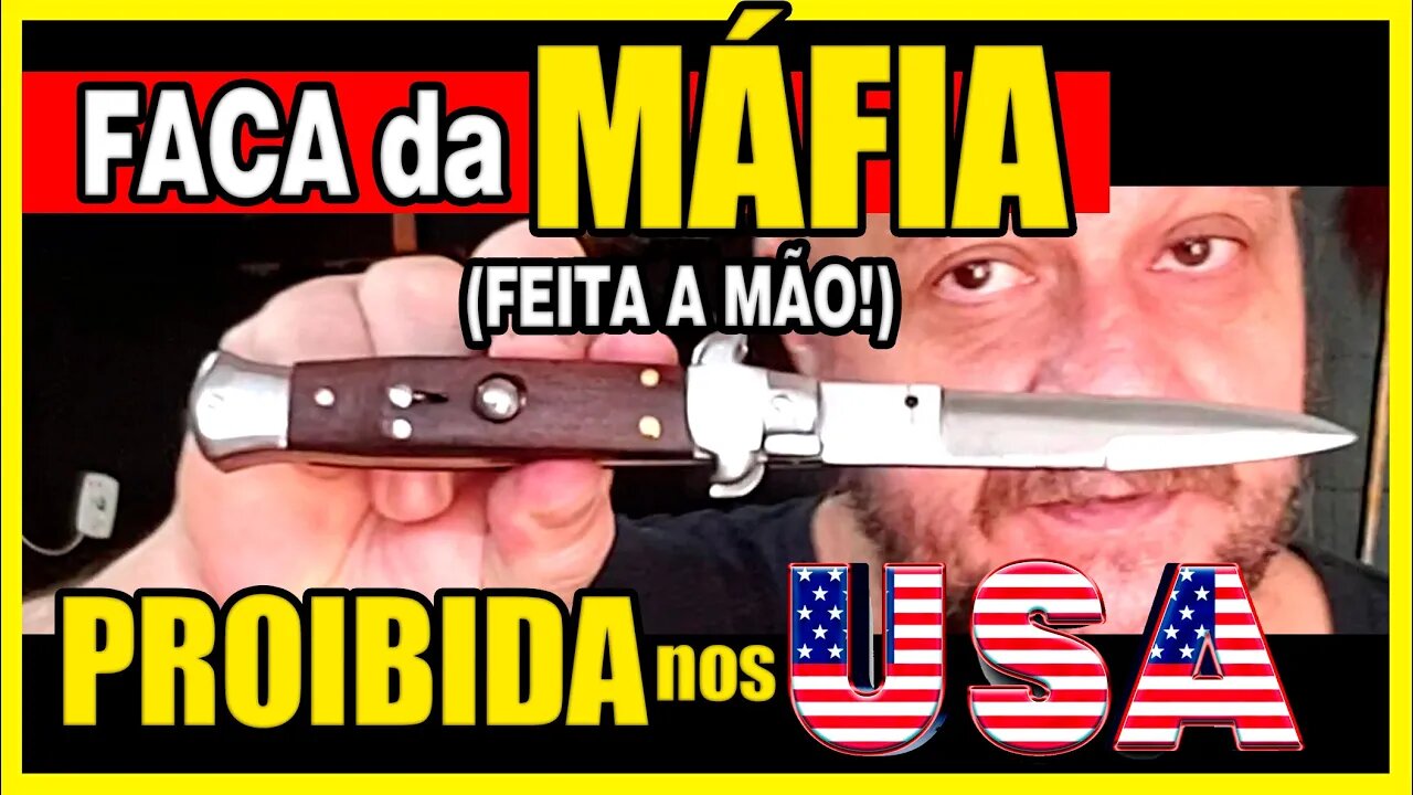 Faca ITALIANA da MÁFIA feita a mão!