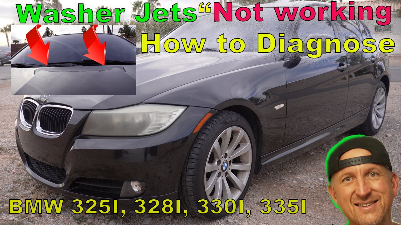 BMW WASHER JETS (NOT WORKING)!! EASY FIX!!