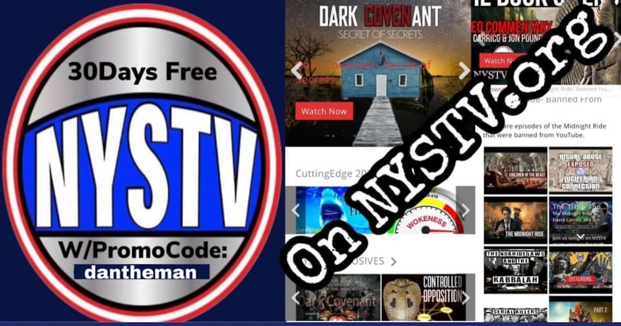 1-MONTH FREE Subscription To Now You See TV (NYSTV.org) Promo