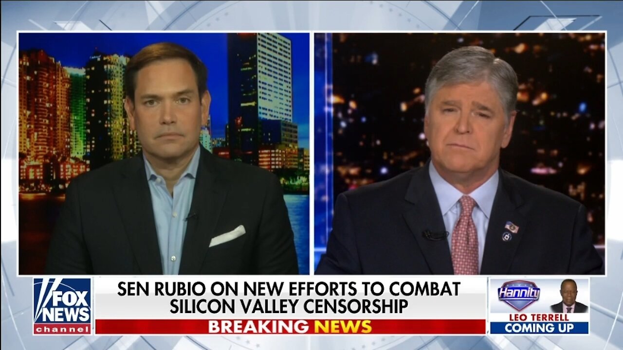 Sen Rubio: Big Tech Has The Power To Silence And Wipe You Out