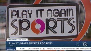 Play It Again Sports reopens in La Mesa after looting