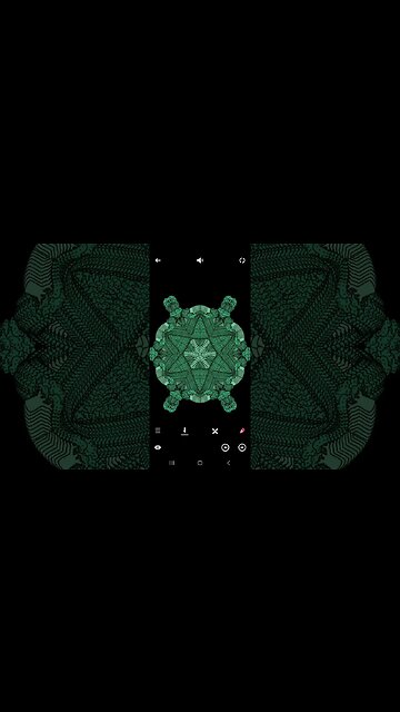 Tangle app on Android: perfect symmetry #12