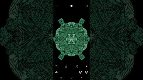 Tangle app on Android: perfect symmetry #12