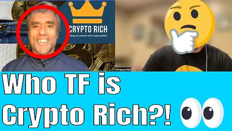 Who TF is @CryptoRich ?!