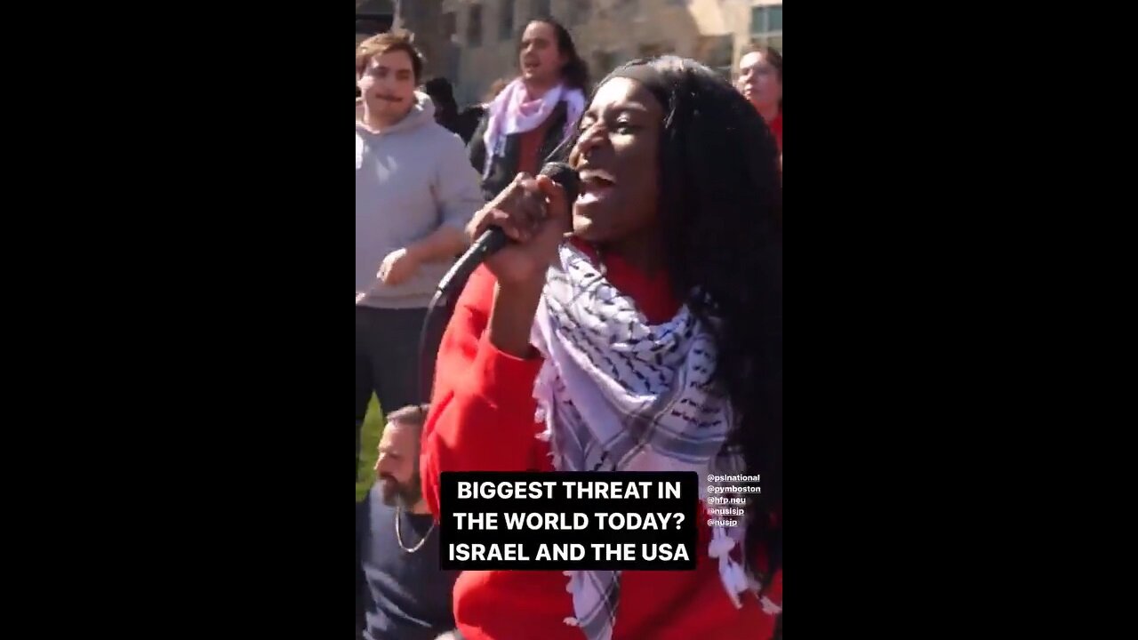 More Highlights From The Pro-Hamas Protests: 'Biggest Threat In The World Today? Israel And The USA'